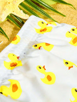 Duck Print Swim Trunks