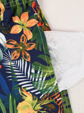 Tropical Print Shorts