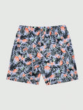 Tropical All Over Print Non Stretch Shorts