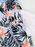 Tropical All Over Print Non Stretch Shorts