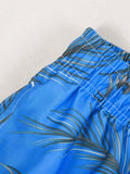 Exotic Tropical Print Board Shorts