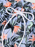 Tropical All Over Print Non Stretch Shorts