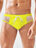 Insert Drawstring Waist Swim Brief