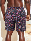 Ditsy Floral Print Non Stretch Shorts