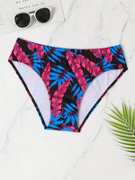 Tropical Print Swim Brief