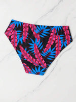 Vibrant Printed Tropical Swim Brief