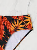 Tropical Print Swim Brief