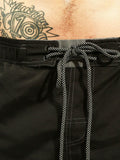 Top Stitching Swim Trunks