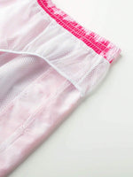 Tie Dye Drawstring Shorts Swim Trunks