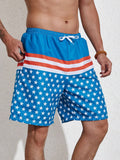 Star Print Beach Swim Shorts