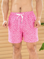 Ditsy Floral Print Swim Trunk