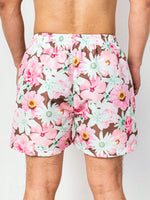 Non Stretch Floral Drawstring Shorts