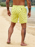 Allover Shark Print Swim Shorts