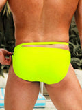 Plain Solid Colored Swim Brief