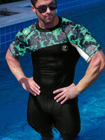 Animal Print Full Body Swimsuit