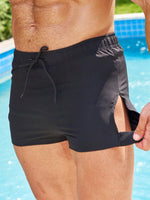 Waist Cut Out Swim Trunks