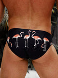 Flamingo Print Swim Brief