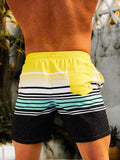 Summer Vibes Striped Print Shorts