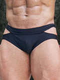 Plain High Stretch Swim Brief