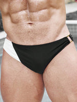 Metal Buckle Detail Swim Brief