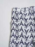 Letter And Tower Print Swim Trunks