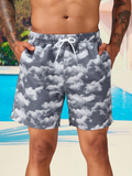 Cloud Print Swim Shorts