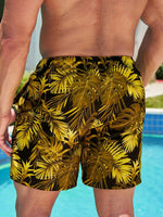 Tropical Printed Swim Trunks