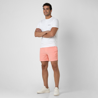 Casual Drawstring Shorts With Elastic Waistband