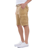 Belted Relaxed Fit Cargo Short