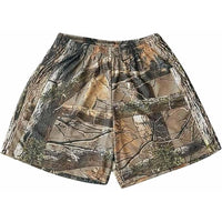 Lightweight Camouflage Shorts With Pockets
