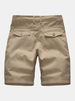 Plain Pattern Chino Shorts