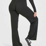 Straight Pants With Comfortable Stretch And Soft Feel