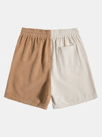 Two Tone Corduroy Shorts