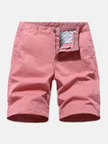 Plain Chino Shorts With Pocket