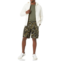 Classic Fit Button Closure Cargo Short