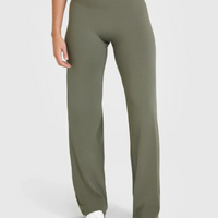 Straight Pants With Comfortable Stretch And Soft Feel