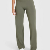 Straight Pants With Comfortable Stretch And Soft Feel