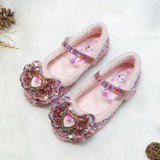 Sparkling Winter Flats With Bow