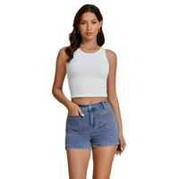 Denim Shorts Rolled Hem – Versatile and Comfortable for Casual Outings