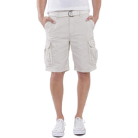 Belted Relaxed Fit Cargo Short