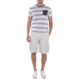 Belted Relaxed Fit Cargo Short