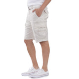 Belted Relaxed Fit Cargo Short