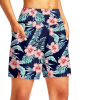 Elastic Swim Shorts – Quick-Dry with Liner and Functional Pockets