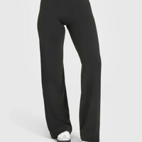 Straight Pants With Comfortable Stretch And Soft Feel