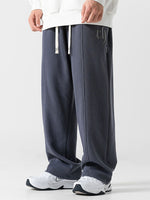 Straight Leg Fit Waffle Pants