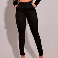 Set Of Two High Rise Sculpting Jeans With Contoured Fit