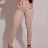 Set Of Two High Rise Sculpting Jeans With Contoured Fit