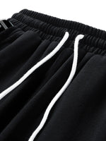 Paisley Paneled Jersey Shorts