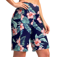 Floral Print Shorts Pockets – Quick Dry and Comfortable