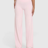 Straight Pants With Comfortable Stretch And Soft Feel